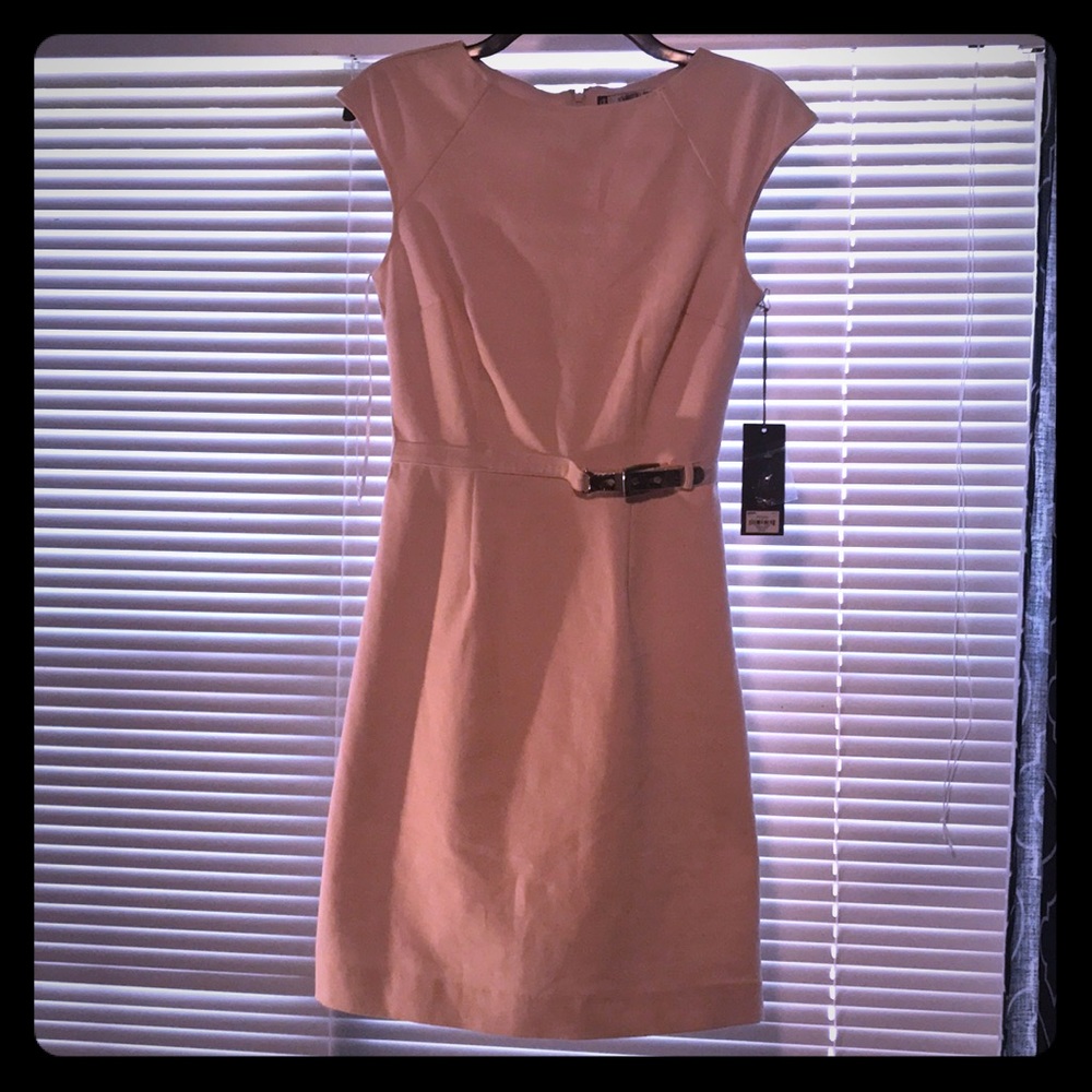 NWT Jennifer Lopez light blush dress